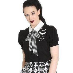 Hell Bunny Top MEMENTO MORI 6578 rosa Hell Bunny Top MEMENTO MORI 6578 rosa